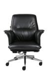 PU Leather Drafting Chair , DIOUS 0.29m3 Leather Swivel Office Chair