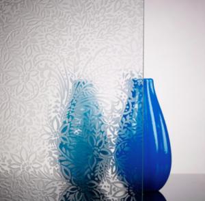 China Building Green Patterned Glass Sheet Diamond 5mm decorative glass partitions with Canelado factory
