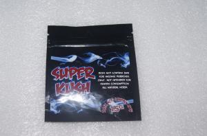 China High Barrier Herbal Incense Packaging , PE Material Plastic Zipper Bags factory