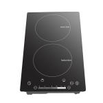 Plastic Housing Domino 12in Double Burner Induction Cooktop