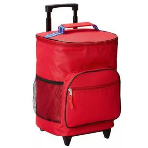 China Custom Logo Shopping Storage Trolley Cooler Bag Trolley Cart Cooler Bag factory