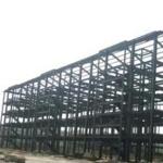 Zontop heavy prefabricated Steel Structure For Petrol Station Canopies Gas