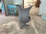 Black Animal Fiberglass Arm Chair / Living Room Mermaid Tail Chairs