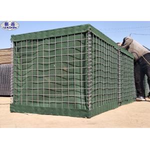 Assembled Security Sand Filled Barriers , Defensive Welded Gabion Box