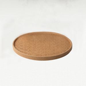 China Cork storage round tray factory