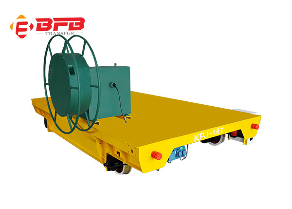 Cable Drum Power Rail Transfer Cart 250 Ton For Material Load