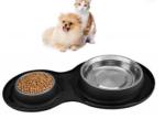 Stainless Steel 15.5*7cm Pet Food Feeder