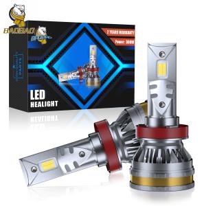 China 45W H1 H3 H7 9005 9006 22000lm Waterproof H4 Car Headlight Bulbs factory