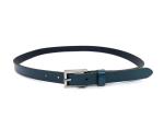 Ladies Handmade Real Leather Belt 90-130cm Length 20MM Width Blue Color