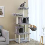 Unique Playhouse Cat Furniture Toys 45*55*152cm With Sisal Covered Ce Certificat