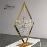 New hot style for wedding centerpiece crystal gold candelabra table decor