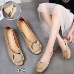 BS106 Beef Tendon Soft Sole Single Shoes Flat Shoes Women'S Spring 2021 New