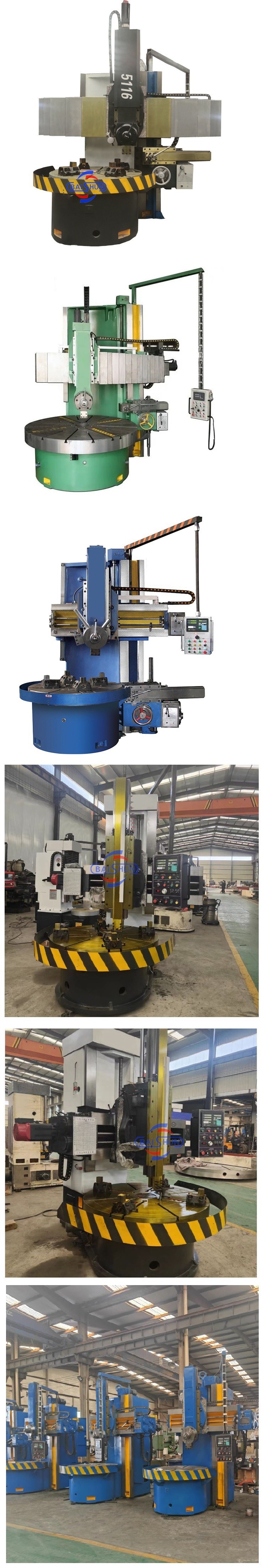 Vertical Lathe C5116 Heavy Duty Metal Cutting Milling Vertical Lathe Machine