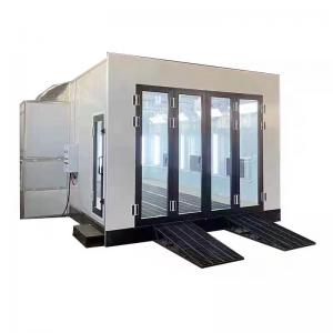 China 8.9m Luxury Furniture Paint Booth Car Oven Spray Booth With Infrared Heating Lamps factory