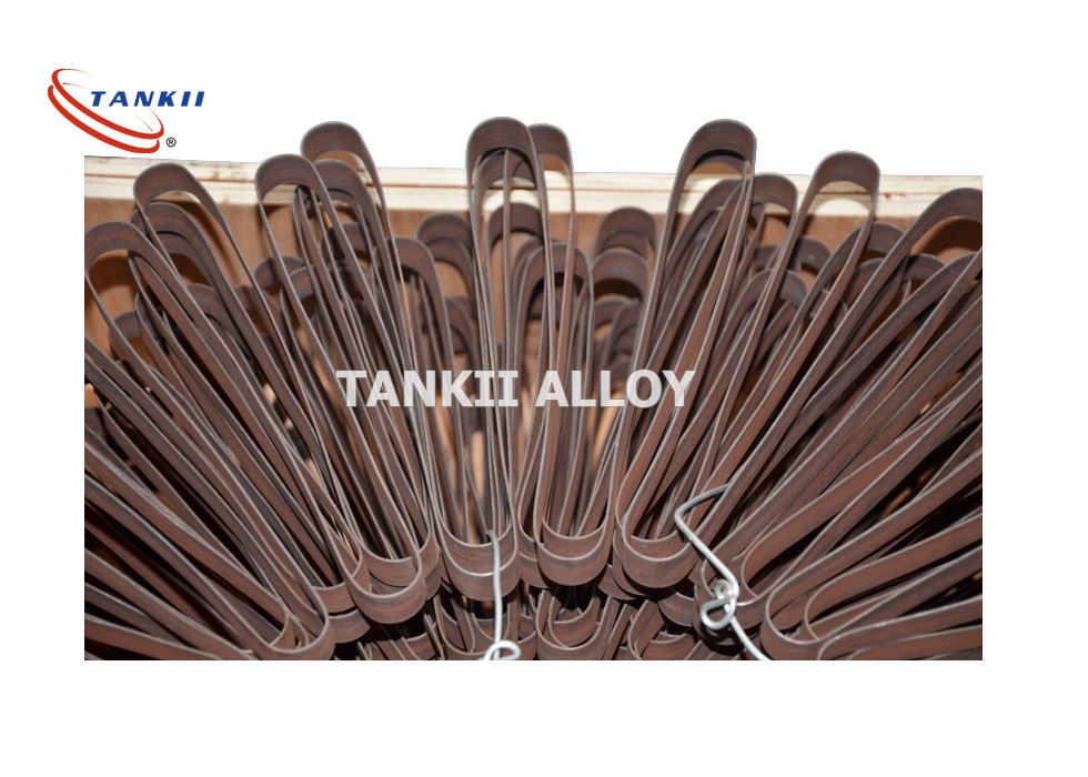 China Black Surface FeCrAl Alloy High Resistance Furnace Wire Ribbon Shape factory