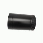 Double Wall Black Straight Insert 300mm Stove Chimney Pipe