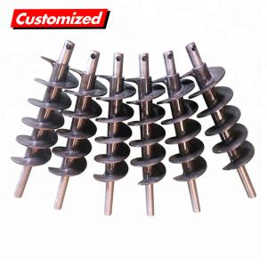 China OEM Custom Stainless Steel Pellet Stove Auger Screw with 30 Days Return refunds factory