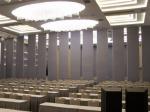 Customized Wooden Surface Office Partition Walls 500 / 1200 mm Width
