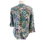 Stain Printed M Loose Fit Ladies Casual Blouse