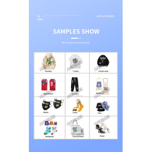 110V 220V DTF Mini Heat Press Machine For T Shirts Transfer Logo Printer Lightweight