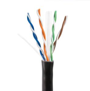 China 23AWG Practical Cat6 Lan Cable BC 0.57 UTP PVC Jacket 4 Pairs 305m factory