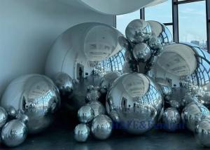 China Event Decoration Inflatable PVC Floating Sphere Mirror Balloon Disco Shinny factory
