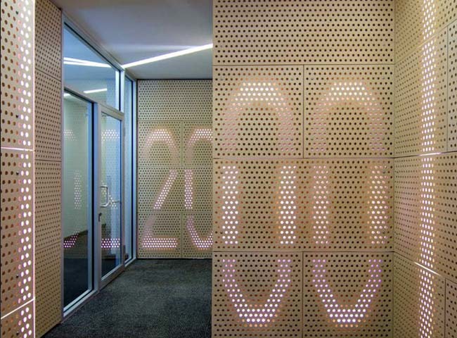 Perforated Metal Internal Wall Creative and Modern Interior Design Enhancing Your Interior Decor