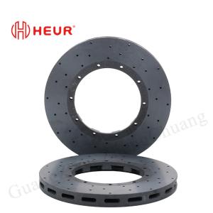 China HEUR Brake Carbon Ceramic Discs For Porsche 992 GT3RS (Upgrade) - 380x32mm Rear Set factory
