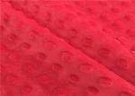 Velvet Minky Dot Bubble Knit Minky Plush Fabric 100% Polyester