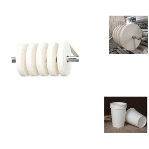 100% Biodegradable Single/ Double PLA Paper Cup Raw Materia Paper Bottom Roll