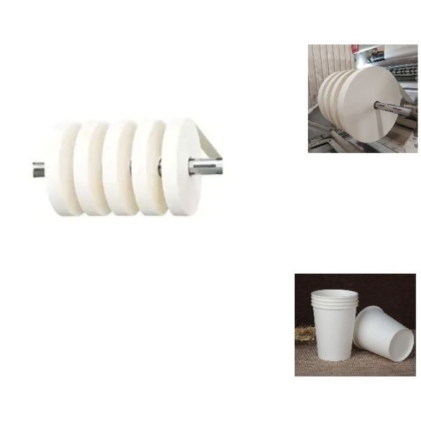 100% Biodegradable Single/ Double PLA Paper Cup Raw Materia Paper Bottom Roll