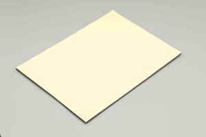 China Milky Acp Material Panel 1220 X 2440MM Acp Sheet For Interior 4MM factory
