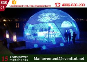 China Heavy Duty Dome Tent Dome House For Music festival with Durable glass Door factory