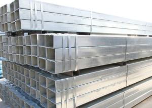 China GI Large Steel Box Galvanized Rectangular Tubing factory