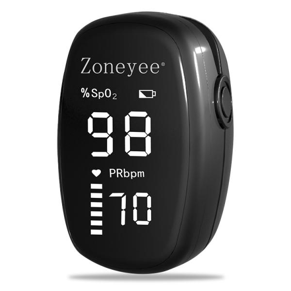 Fingrtip Blood Oxygen Monitor for Home Use Hand Held Oxymetre Professionnel