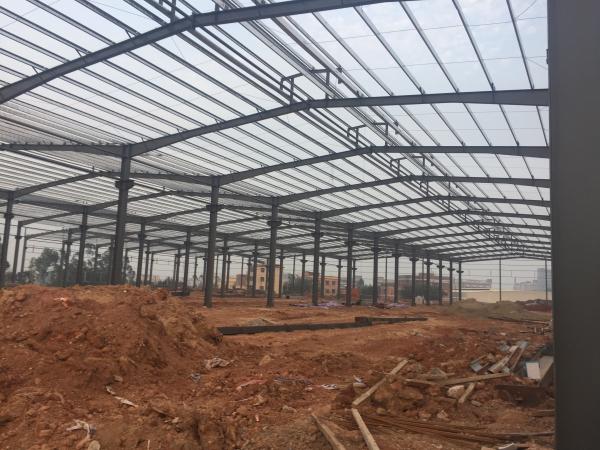 Energy Efficient Q345 Light Steel Buildings For Manufacturing And Production