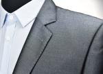 Mens Slim Fit Grey Blazer , Slim Fit Tailored Suit Blazer Grey Spring Autumn