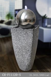 China Modern Waterscape Stainless Steel Ball Water Feature factory