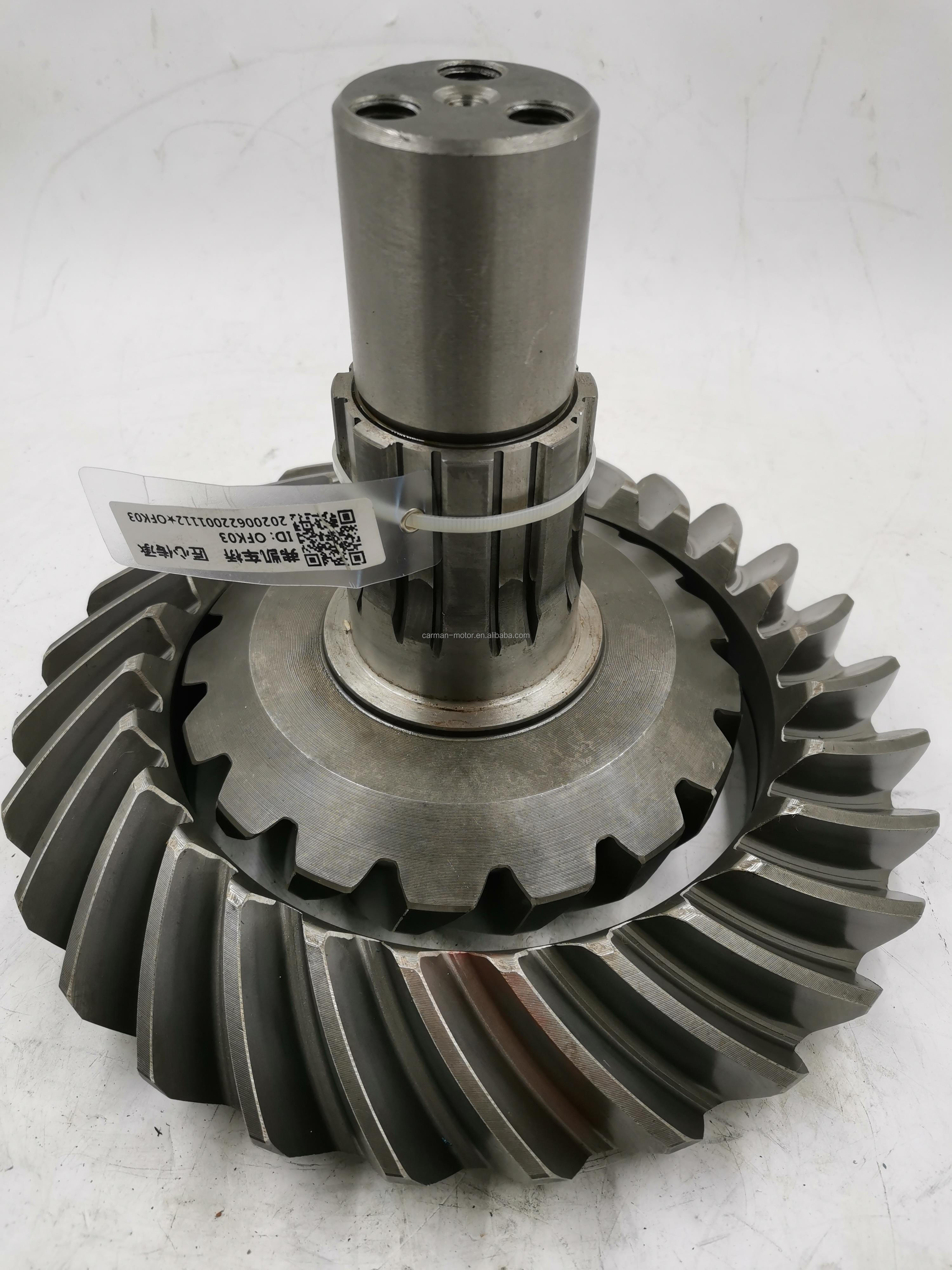 Howo STR Pelvic horn tooth Pinion And Crown Wheel WG9114320251 AZ9114320251 AZ9004320251 Sinotruk with Composite Materials