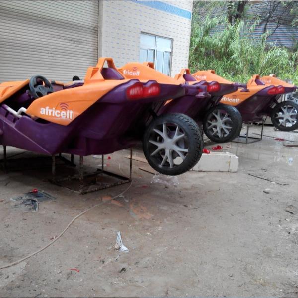 outdoor garden decorative statue Ferrari car model multi-color fiberglass as in
