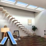 CRI 95 Dimmable LED Ceiling Light 1200x300mm Artifcial Sunlight