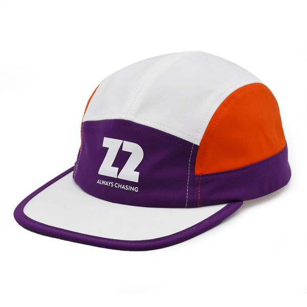 China Unisex 5 Panel Hat With Flat Brim For Outdoor Activities With Custom Logo factory