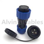 SD20 TP ZM Waterproof Cable Connector Electrical Power Connectors Male Panel
