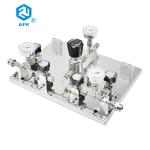 Durable Panel Mount Air Pressure Regulator Stainless Steel 316 With 4 Valves