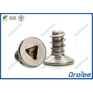 304/316 Stainless Triangular Countersunk Head Type B Tamper Resistant Screws