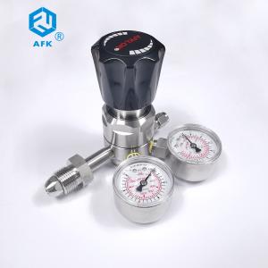 China Oxygen Nitrogen Pressure Regulator R11 SUS316 Inlet CGA580 Vespel Valve factory