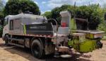 ZOOMLION Hydraulic Diesel Stationary Trailer Mounted Concrete Line Pump For Sale