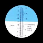 New Brand 0~40% Brix 0~25% Alcohol Wort Specific Gravity Refractometer Beer