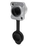 Female Industrial Waterproof Rj45 Connector for Outdoor Industrial Chassis
