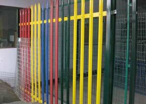 China H2.7m Welded Wire Mesh Fence D Section Palisade Fencing factory